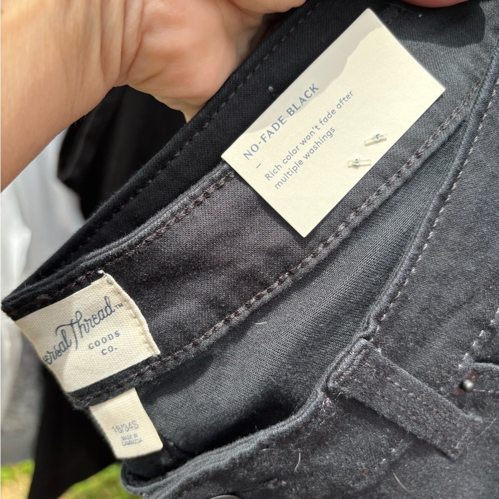 Goodfellow & Co Black Slim Straight Jeans